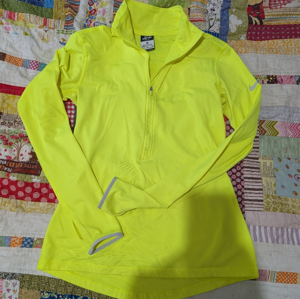 Nike Neon Yellow Dri-FIT Top